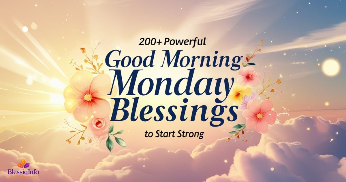 200+ Powerful Good Morning Monday Blessings to Start Strong