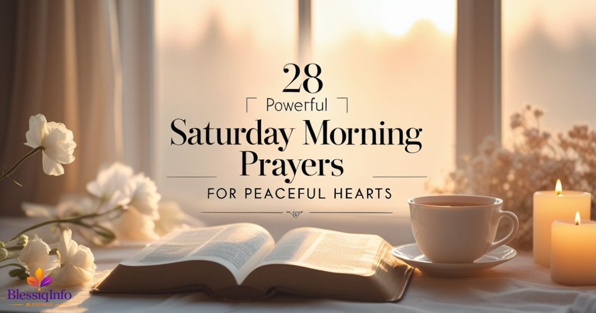 28 Powerful Saturday Morning Prayers for Peaceful Hearts