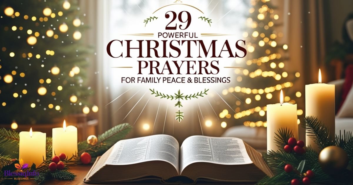 29 Powerful Christmas Prayer for Family Peace & Blessings