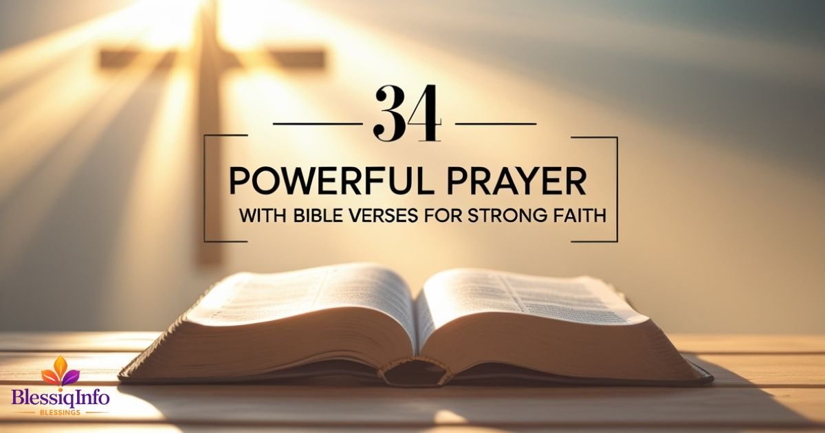 34 Powerful Prayer Points With Bible Verses for Strong Faith