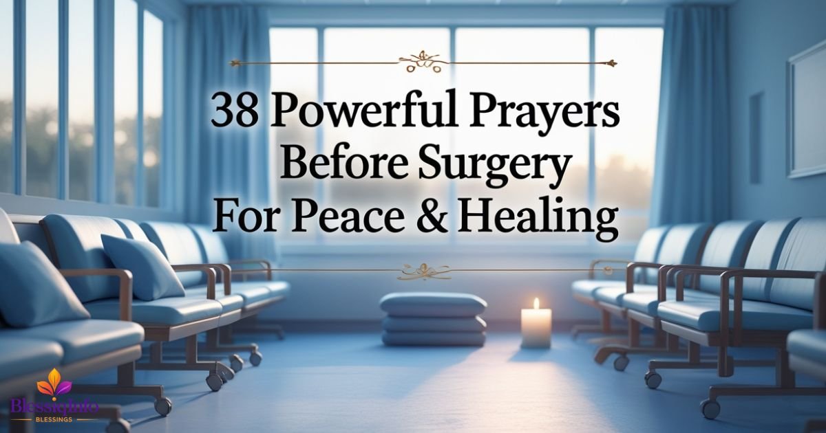 38 Powerful Prayers Before Surgery for Peace & Healing
