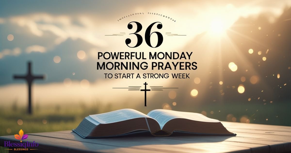 36 Powerful Monday Morning Prayers to Start a Strong Week