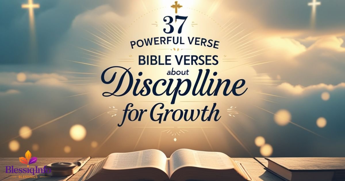 37 Powerful Bible Verses About Discipline for Growth