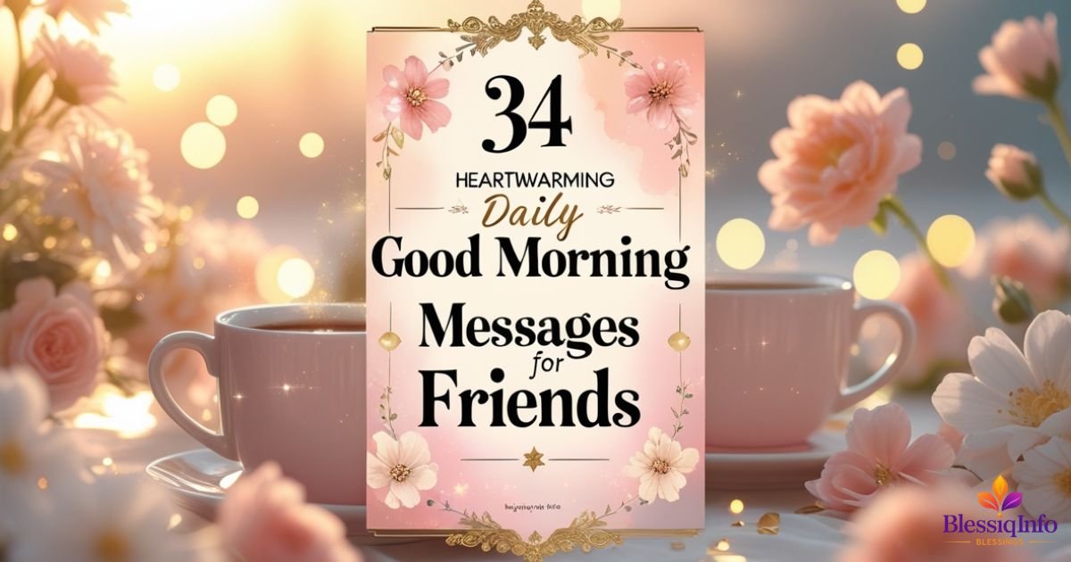 34 Heartwarming Daily Good Morning Messages for Friends