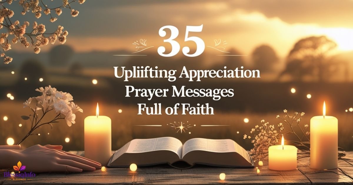 35 Uplifting Appreciation Prayer Messages Full of Faith 
