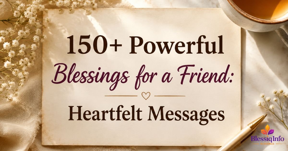 150+ Powerful Blessings for a Friend Heartfelt Messages