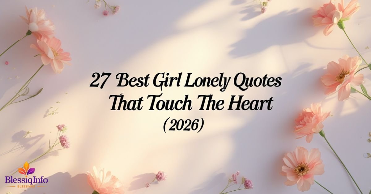 27 Best Girl Lonely Quotes That Touch the Heart (2026)