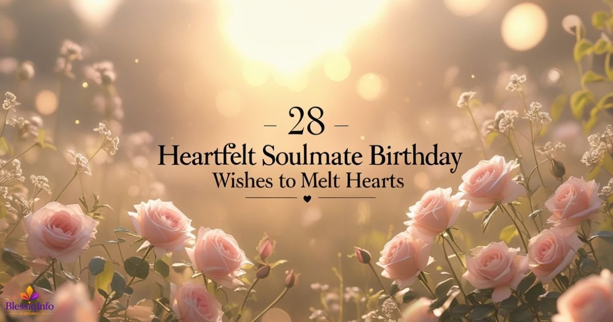 28 Heartfelt Soulmate Birthday Wishes to Melt Hearts