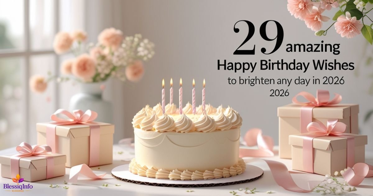 29 Amazing Happy Birthday Wishes to Brighten Any Day in 2026