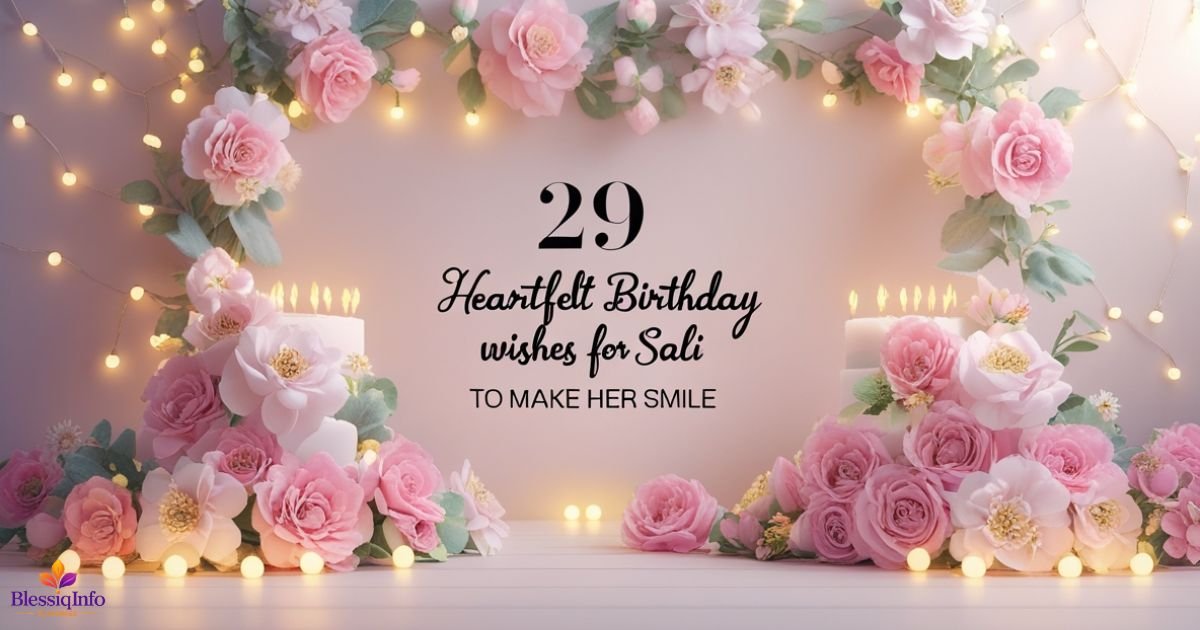 29 Heartfelt Birthday Wishes for Sali to Make Her Smile