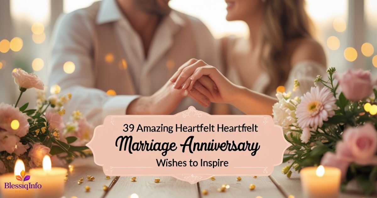 39 Amazing Heartfelt Marriage Anniversary Wishes to Inspire