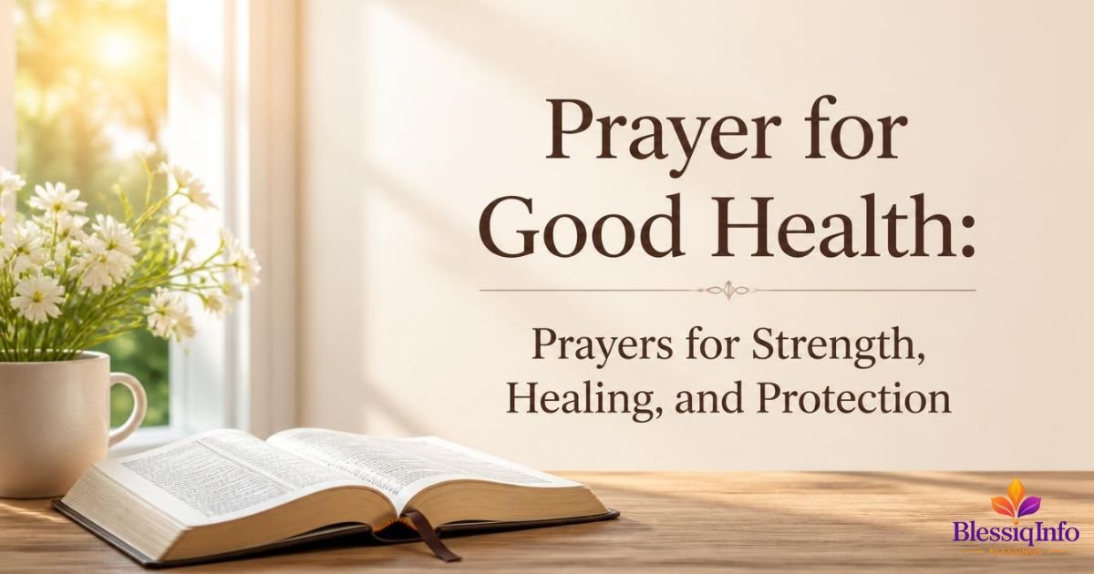 Prayer for Good Health: Prayers for Strength, Healing, and Protection